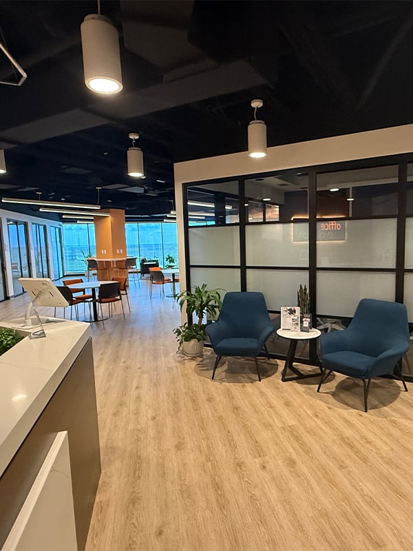 Photo of firm's interior building